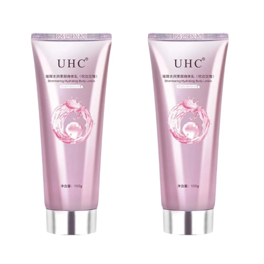 Body Brightening Cream Instant Glow Moisturizer Hydrating , Tone-Up Lotion for Radiant Skin,Lazy Girl Essential 1/2pcs