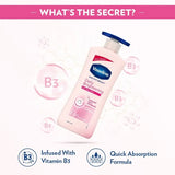 Vaseline Healthy Bright Daily Brightening Daily Moisturizer for Glowing Skin Vitamin B3 Body Lotion in 2 Weeks Lightweight 725ml
