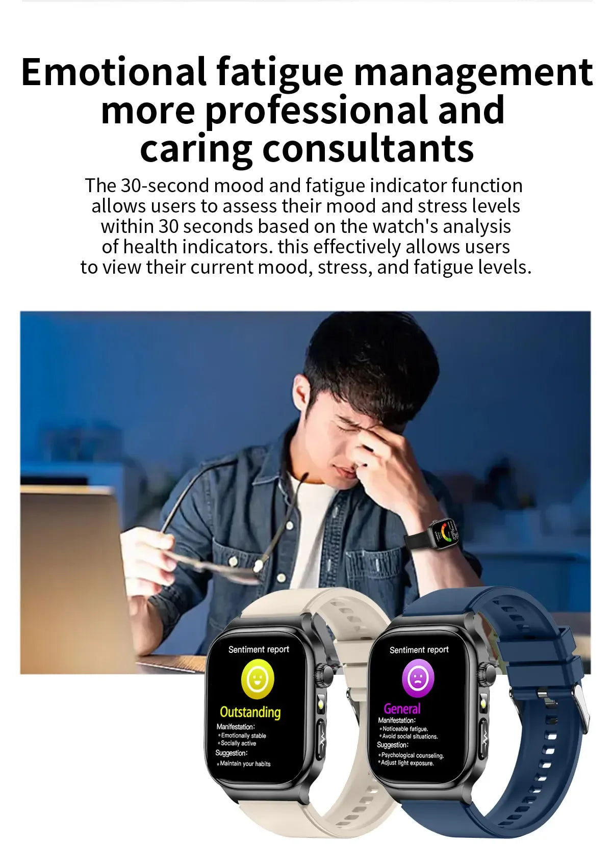 Accurate Measurement Health Smart Watch ECG+PPG Uric Acid Blood Pressure Blood Lipids BT Call Bluetooth Sport tracker Smartwatch - Wear444