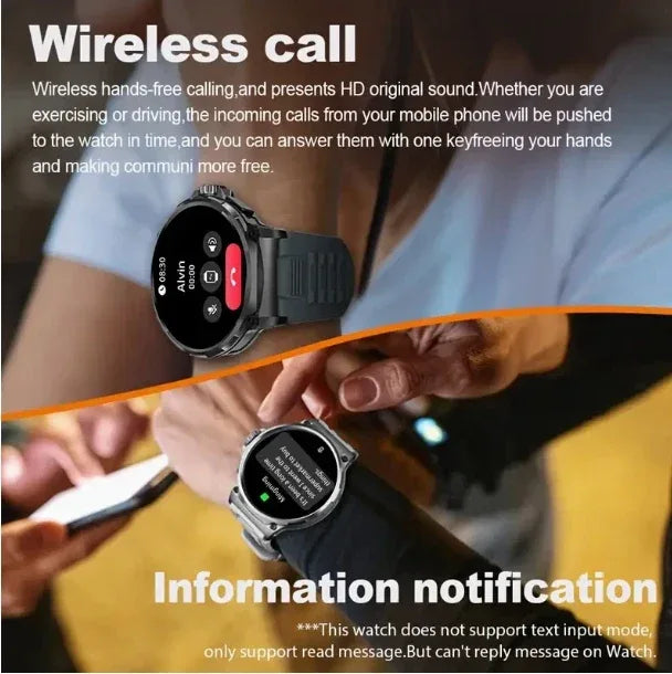 2025 New V69 1.85 Inch HD Bluetooth Call 710mAh Smart Watch Men Sports Fitness Tracker Heart Monitor Smartwatch For Android IOS - Wear444