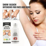 30ml Glowhite Snow Bleach Cream  Hyperpigmentation Lightens Dark Spots Penetrates Skin Layers Brightens Moisturizes Armpit Neck