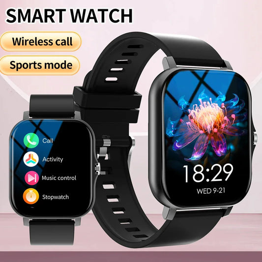 Smart watch, call, message reminder, compatible with iPhone/android mobile phone, smart sports watch suitable for men and women - Wear444