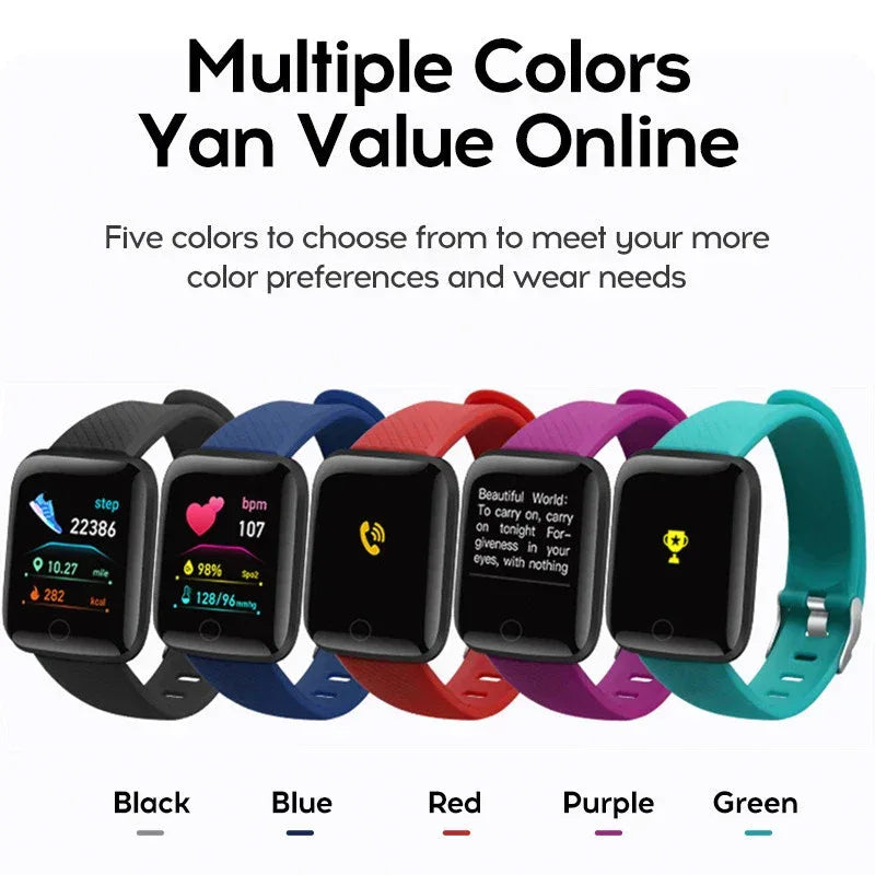 Multifunctional Smart Watch Men Women Bluetooth Connected Phone Music Player Fitness Sport Bracelet Sleep Monitor D13 Smartwatch - Wear444