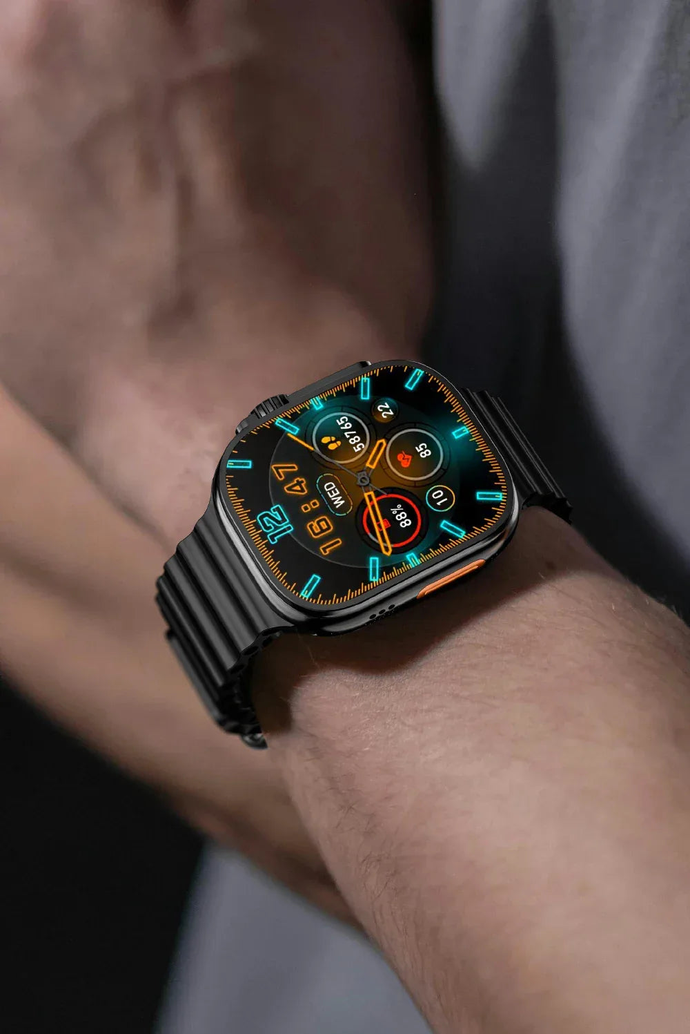 Curved Display S10 Ultra 3 Smartwatch JC02 Pro Smart Watch With 190° Rotary Camera NFC GPS WIFI Compass 2.26inch Amoled Screen - Wear444