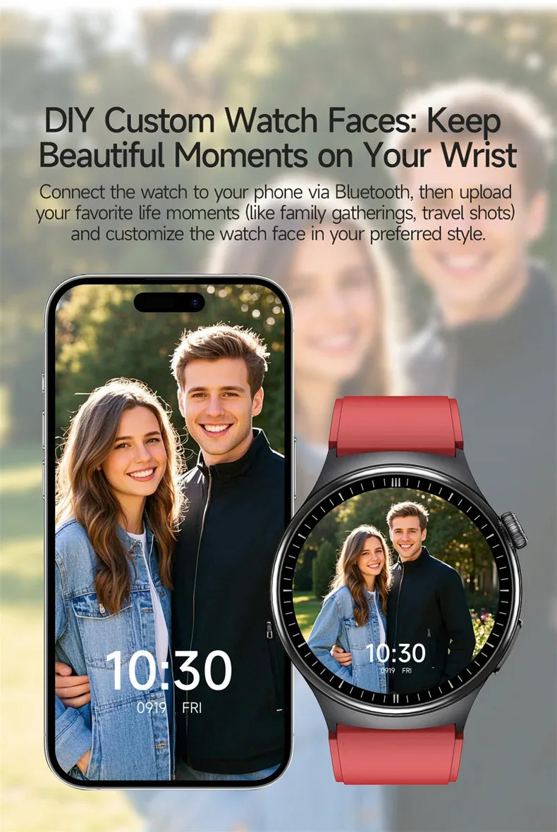 2026New Smart Watch Men Sport ECG Heart Rate Blood Pressure Health Diagnosis Sport Fitness tracking Smartwatches For Men women - Wear444