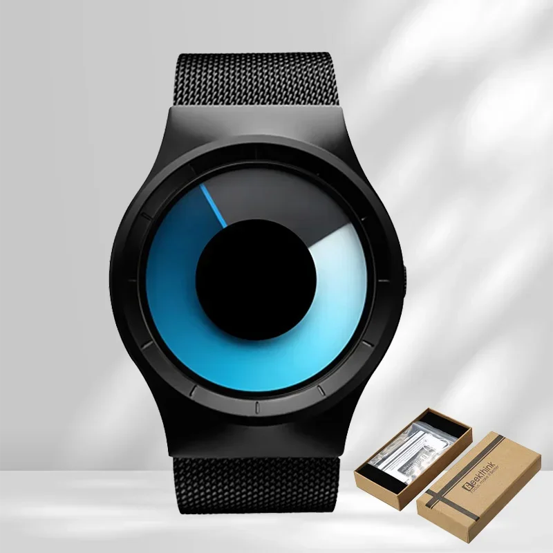 NEW Creative Quartz Watches Men Top Fashion Brand Casual Stainless steel Mesh Band Unisex Watch Clock Male female Gentleman gift