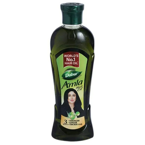 Dabur Amla Hair Oil Indian Gooseberry Nourishes Black Hair Smooth Hair Oil Improves Dryness 180ml