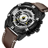 MEGIR Luxury Men's Watch Leather Belt Quartz Business Watches Luminous Fashion Sports Man Wristwatch Clock Relogios Masculino