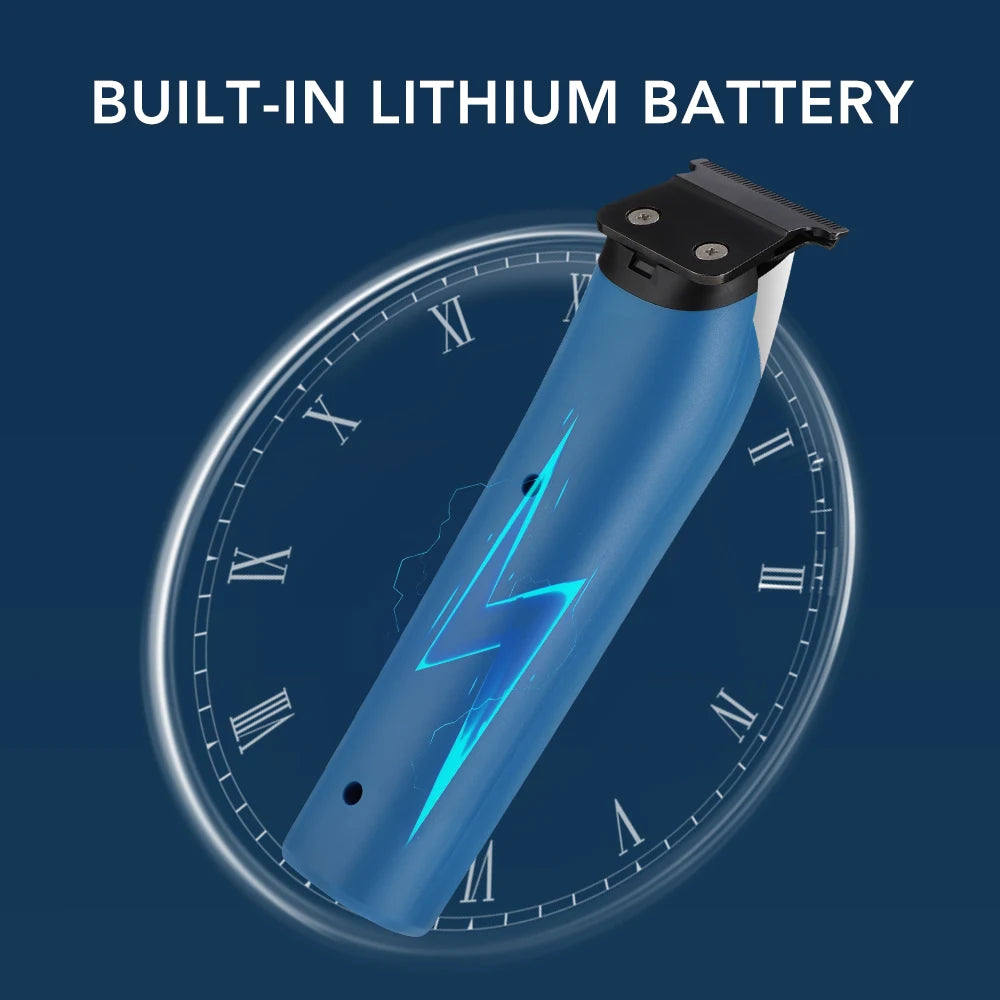 Men's Hair Cutting Machine Electric Trimmer for Man Professional Hair Clipper Barber Beard Shaver With 6pcs 1.5-9mm Limit Comb