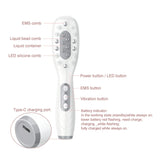 Electric Hair Care Comb Micro Current Massage Comb Hair Conditioner LED Colored Light Radio Frequency Hot Compress Scalp Care