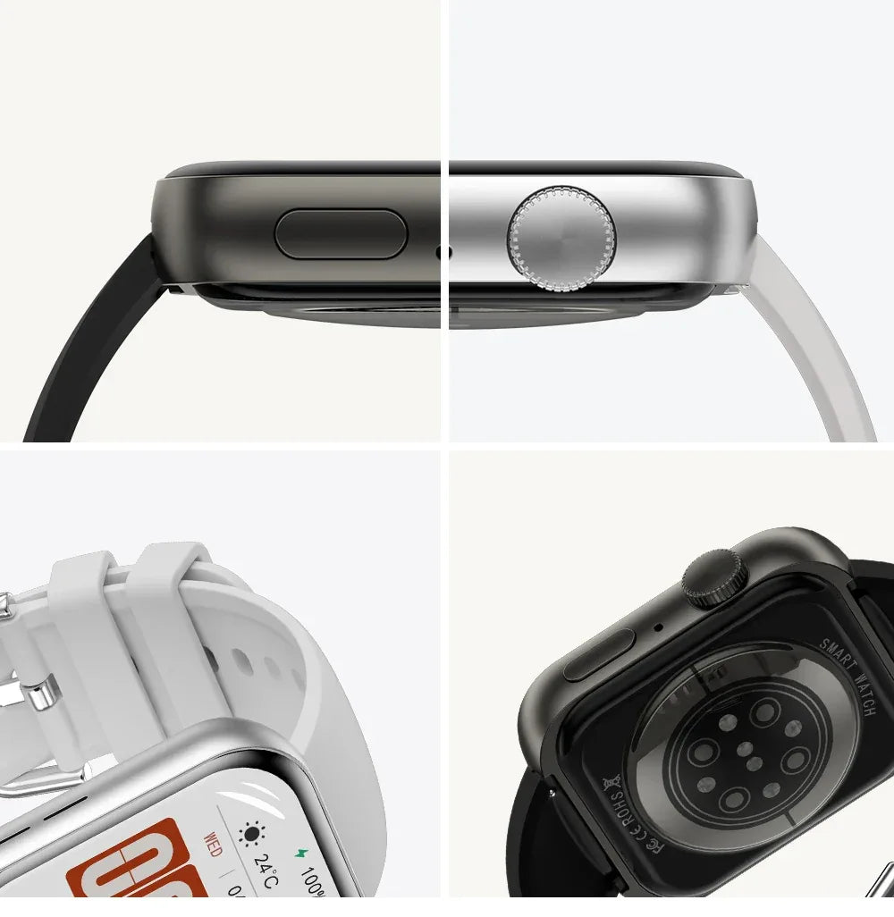 2026 Fit 3 Series 11 Smart Watch 1.83" AMOLED Screen Health Monitoring GPS Track HD Talk Sports Women Waterproof Watches For IOS - Wear444