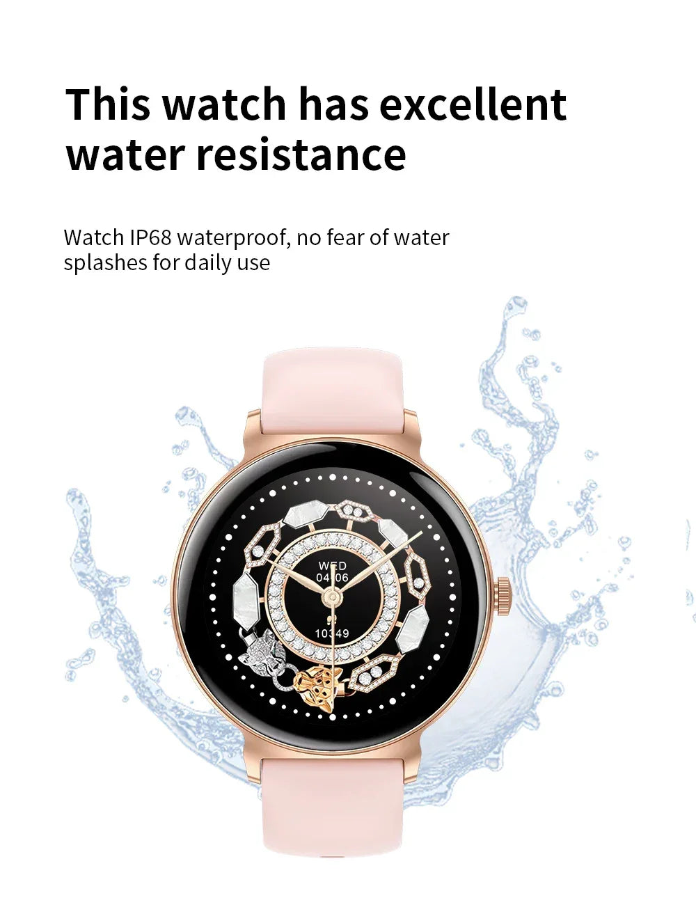 For Android IOS New Ultra Thin Smart Watch Women Screen Always Display Time Sports Bracelet Bluetooth Call Fashion Smartwatch - Wear444