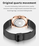 OLEVS Casual Fashion Business Quartz Watches for Men Top Brand Original Stainless Steel Mesh Belt Waterproof Calendar Men Watch