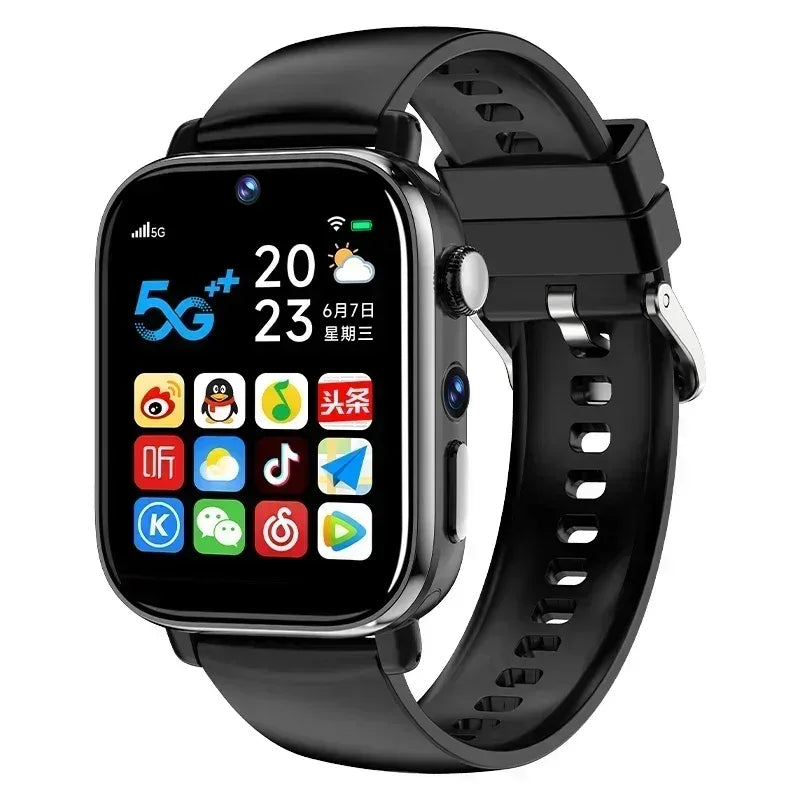 i1 Android Smartwatch with Full 4G/5G SIM Support, HD Camera, GPS, NFC, and Google Play Store，Sport Design for Men Women - Wear444