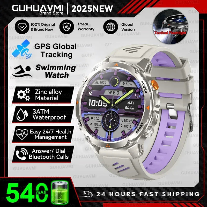 2025 New Women's Fashion Sports Smart Watch Built in GPS 3ATM Waterproof Bluetooth Call Health Monitoring Smartwatches For Women - Wear444