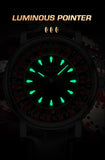 LIGE Quartz Man Watch Fashion Luxury Creative Roulette Game Dial Design Leather Casual Life Waterproof Watches for Men Gifts+Box