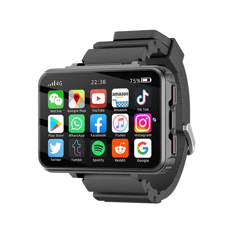 4G LTE Android Smartwatch 2025 Connected Watch Man Sim Card Phone Mobile 2.4 Inch 1.4GHz Electronics Smart Watch New In Global - Wear444