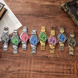 New Fashion Men Luxury Casual Quartz Watch Mens Famous Business Stainless Steel Watches For Gifts Relogio Masculino Male Clock