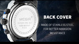 MEGIR Luxury Men's Watch Leather Belt Quartz Business Watches Luminous Fashion Sports Man Wristwatch Clock Relogios Masculino