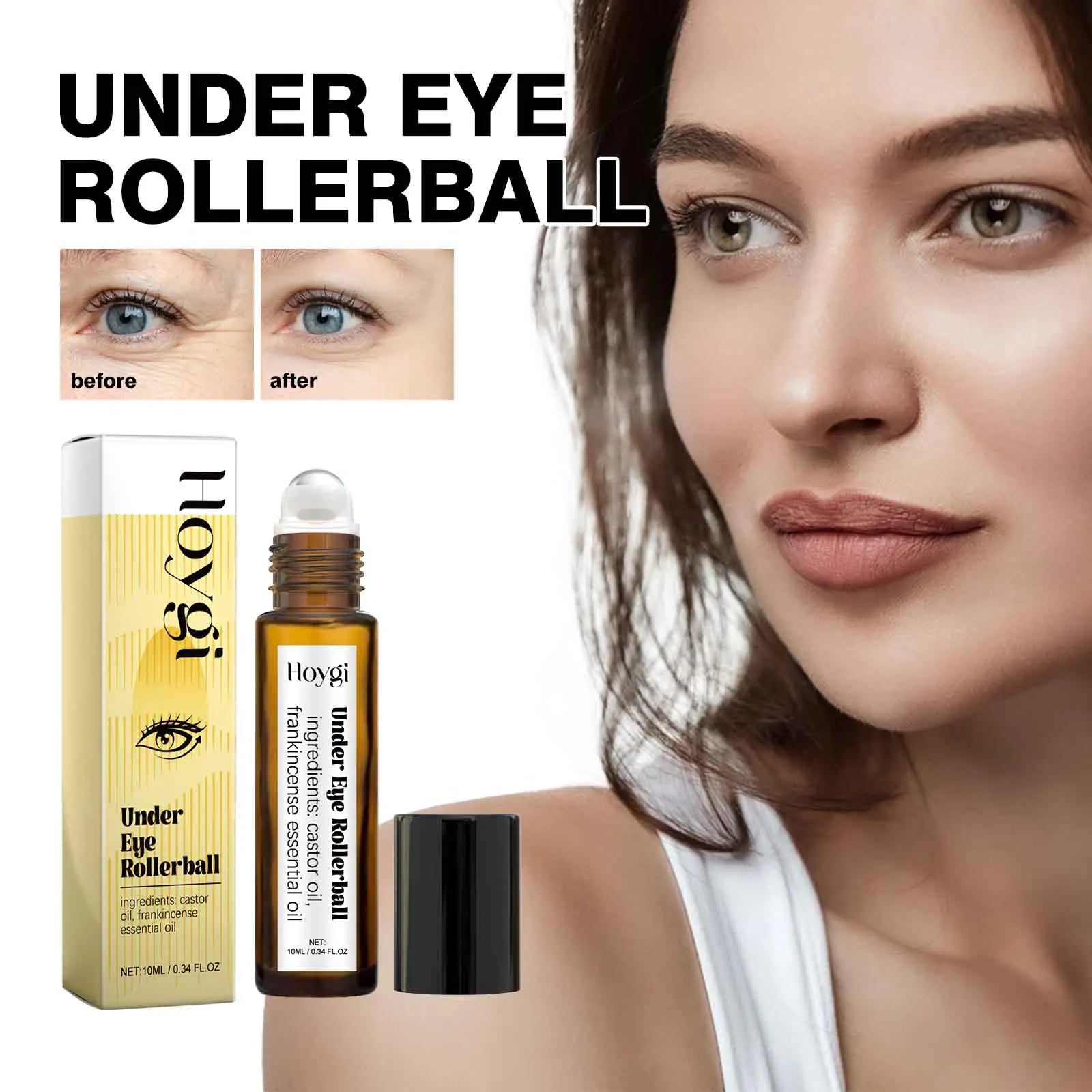 Anti-Wrinkle Eye Essential Oil Anti-Aging Fade Fine Line Remove Eye Bags Puffiness Firming Nourishing Dark Circles Remover Serum