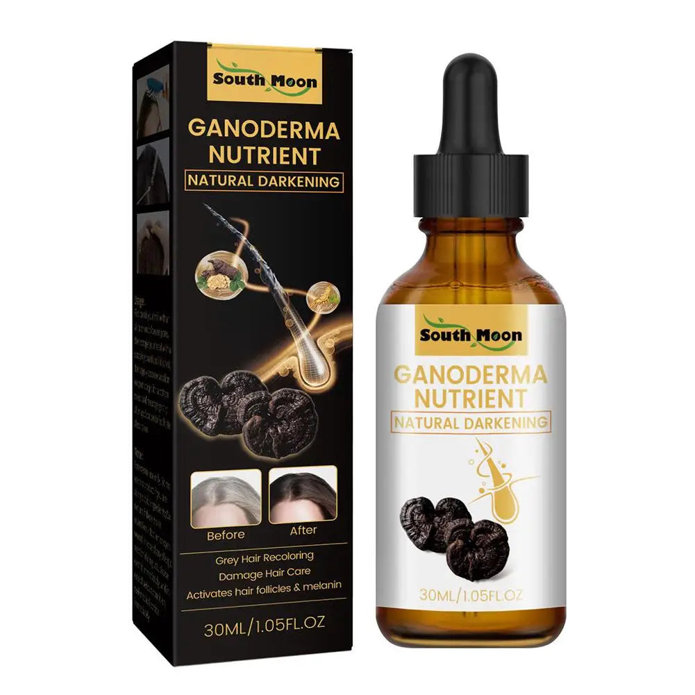 White To Black Hair Oil Herbal Repair Nourish Moisturize Scalp Treat White Hair Dry Damaged Hair For Daily Hair Care