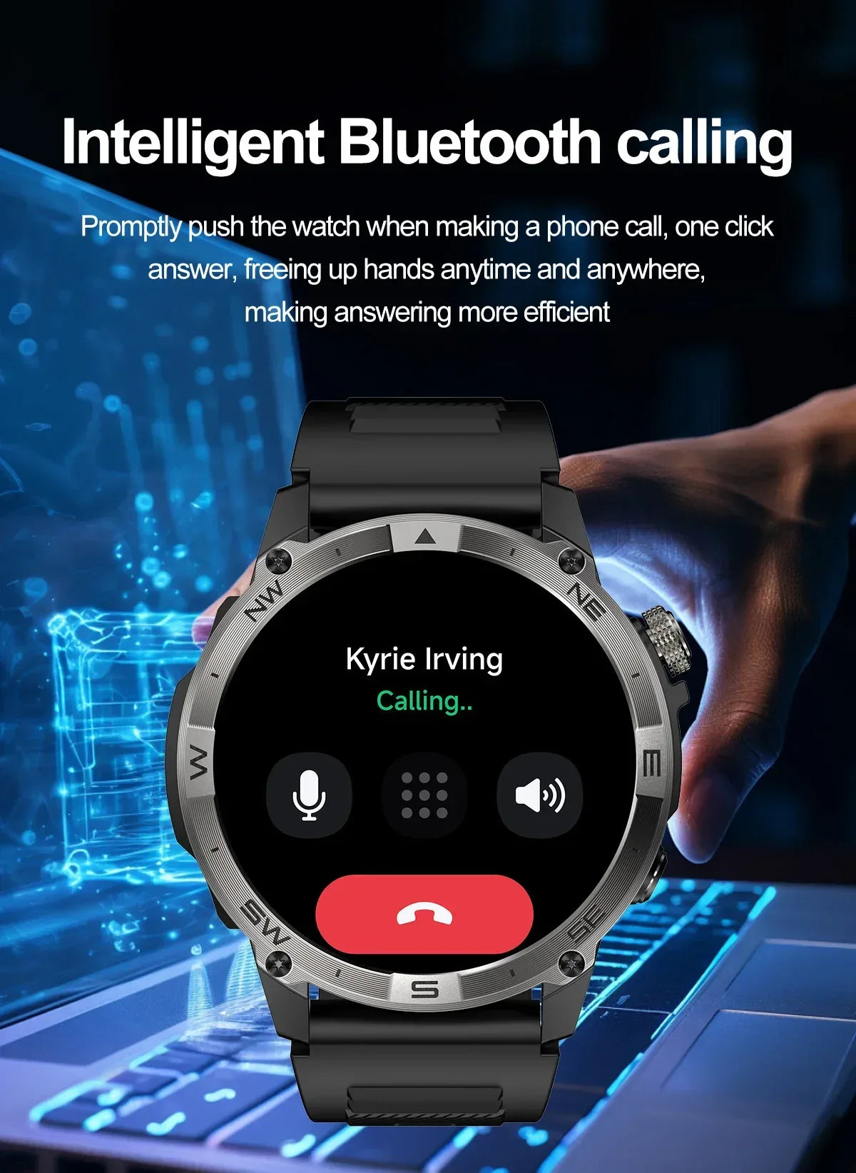 2025 NEW T-Rex Ultra GPS Smart Watch 5 ATM Waterproof Built-in Dual-band GNSS Compass Military Sport Smartwatch Men 2025 New - Wear444