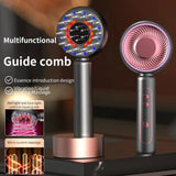 Electric Hair Regrowth Brush with Infrared Light Machine Acupoint Scalp Massage Anti-Hair Loss Exercise Hair Scrubber Combs