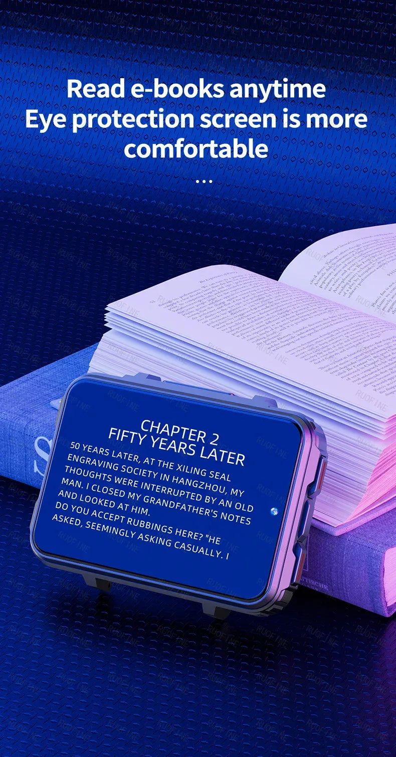 4G LTE Android Smartwatch 2025 Connected Watch Man Sim Card Phone Mobile 2.4 Inch 1.4GHz Electronics Smart Watch New In Global - Wear444