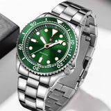 2025 new men's quartz watch fashion classic business men's watch quartz watch men's luminous calendar steel belt watch student