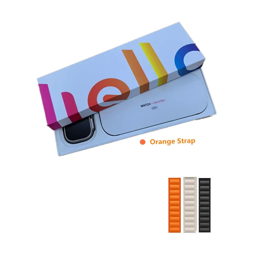 2025 Newest Smart Watch H14 Ultra Plus Hello Watch 3 Series Amoled Screen 49mm Heart Rate Music Sport Mode Smartwatch Men Women - Wear444