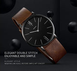 Top Brand Luxury Quartz Watches for Men Fashion Simple Leather Belt Mens Watch Casual Business Male Clock Gift Relogio Masculino