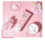 Sakura Sunscreen and Cleanser RichFoam Deep Clean Remove Grease Improve Oily Face Wash Cream GentleMoisturizing Remove Blackhead