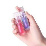 Plumping Clear Lip Oil Tint Glow Lipgloss Custom Logo Cruelty Free Fruit Color Changing Lip Plumper Wholesale Bulk 10pcs/lot