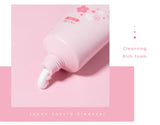 LAIKOU Sakura Facial Cleanser Foam Face Wash Remove Blackhead Moisturizing Shrink Pores Deep Cleaning Oil Control Skin Care 50g