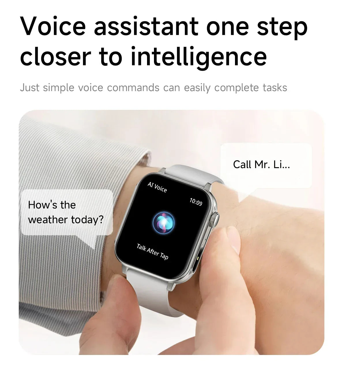 COLMI P80 Type-c Smartwatch Men Women Health Manager Bluetooth Call IP67 Waterproof Flashlight Smart Watch For Xiaomi iOS Phone - Wear444