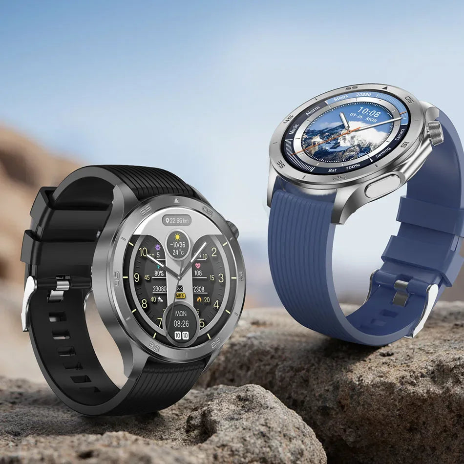 2025 New OPPO X2 Smart Watch Men's GPS Sports IP68 Waterproof Compass Heart Rate Blood Oxygen Bluetooth Call Smartwatches IOS - Wear444