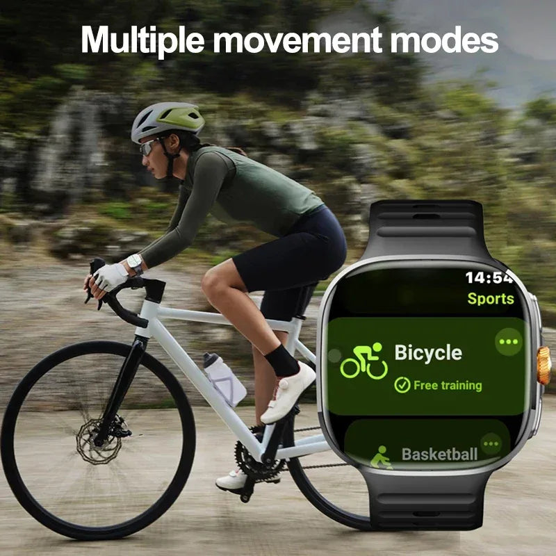 5G/4G Full Network Smart Watch 720*720 AMOLED Screen 16GB+256GB RAM Video Call 900W Camera GPS WIFI Google 2100 mAh Smartwatch - Wear444