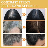 White To Black Hair Oil Herbal Repair Nourish Moisturize Scalp Treat White Hair Dry Damaged Hair For Daily Hair Care