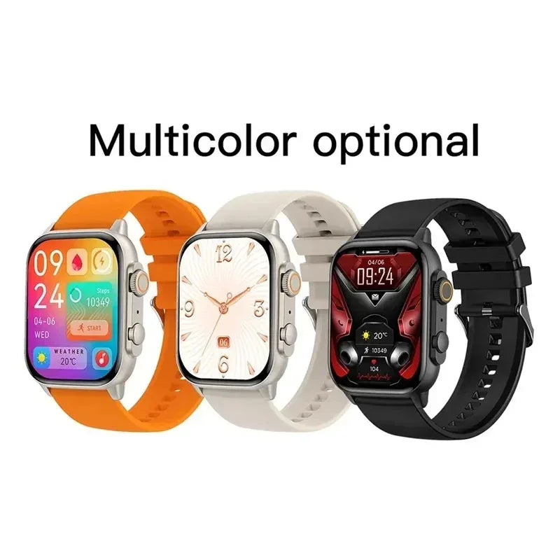 AMOLED Screen Ultra Smart Watch Always Show Time Bluetooth Call Series 8 High Refresh Rtae NFC Smartwatch Men Sport Watch Women - Wear444