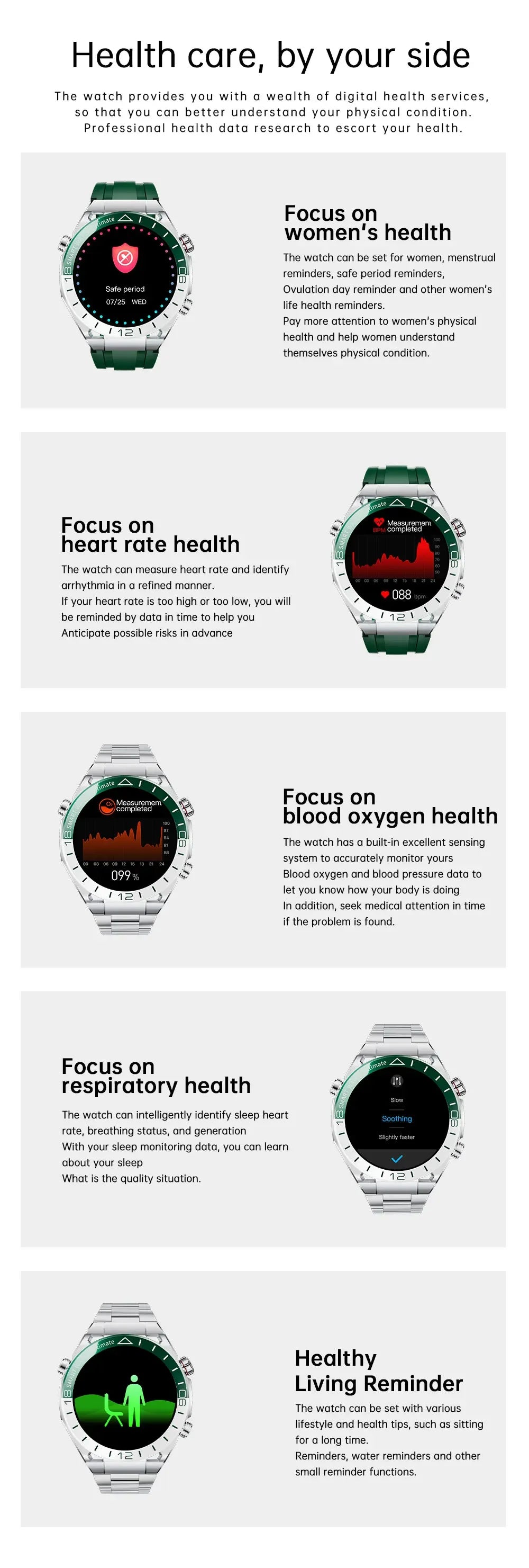 Hotsale Smartwatch Women Men Lady Gifts 1.53” HD AMOLED GPS NFC Bluetooth Phone Calls Sports Smart Watches For Man Waterproof - Wear444