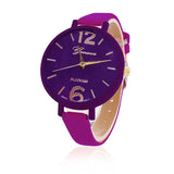WOKAI high quality casual men's belt quartz watch classic retro Roman simple style business male student electronic clock
