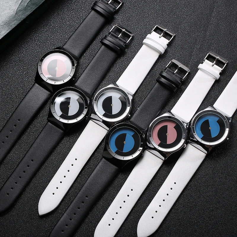 Creative Quartz Watches Men Top FASHION Brand Casual Stainless steel Mesh Band Unisex Watch Clock Male female Gentleman gift