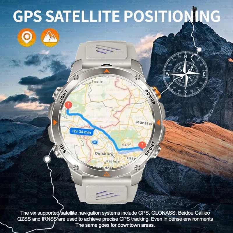 2025 New Women's Fashion Sports Smart Watch Built in GPS 3ATM Waterproof Bluetooth Call Health Monitoring Smartwatches For Women - Wear444