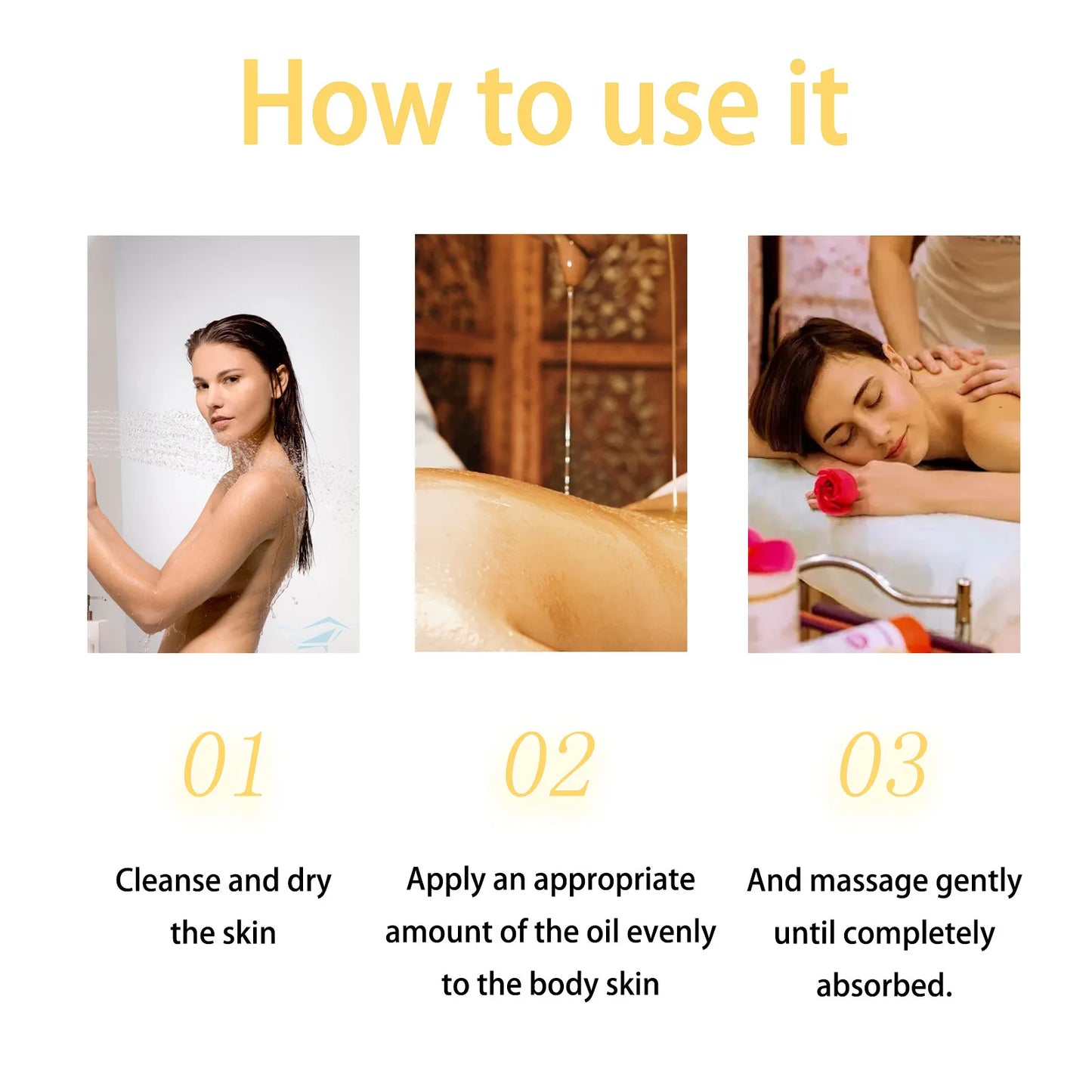 Brighten Body Essential Oil Anti-Aging Lightening Spots Relax Spa Smear Lasting Fragrant Purify Pore Sooth Firming Emollient Oil