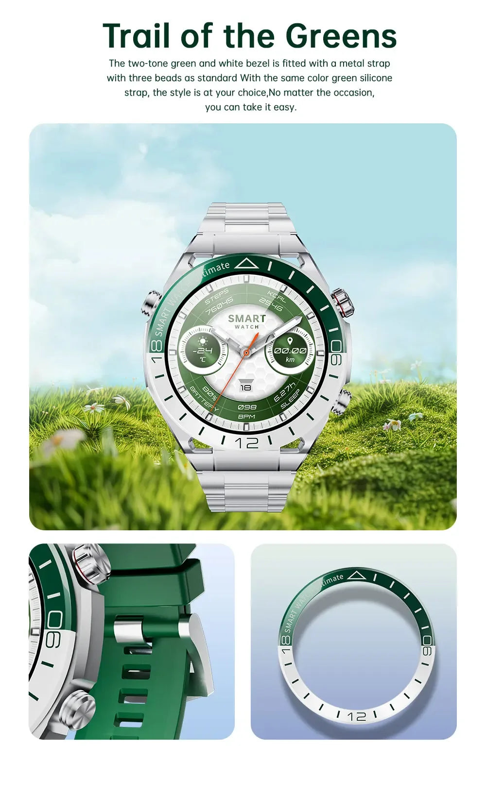 Hotsale Smartwatch Women Men Lady Gifts 1.53” HD AMOLED GPS NFC Bluetooth Phone Calls Sports Smart Watches For Man Waterproof - Wear444