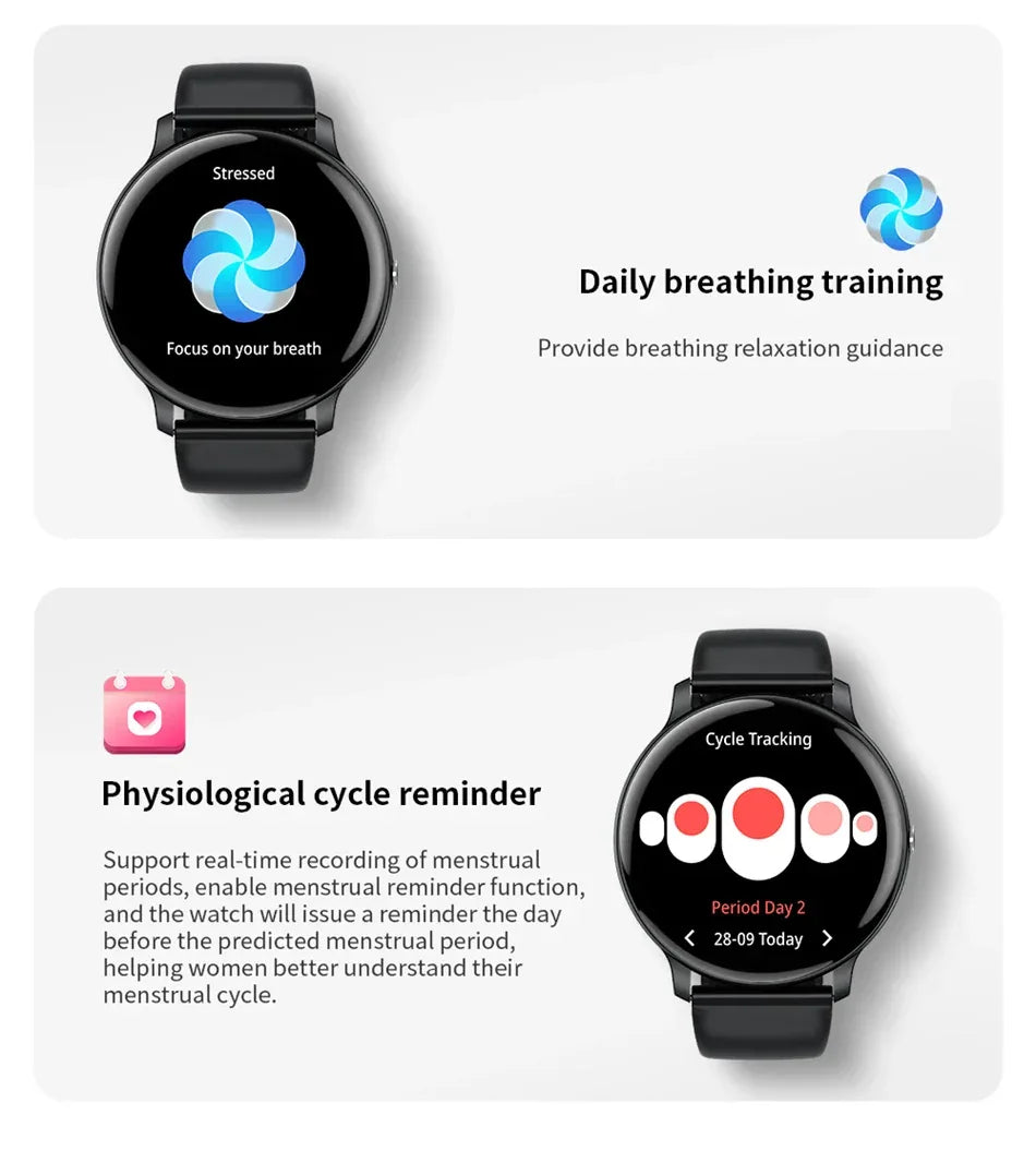 2025 New Smart Watch Women Men Bluetooth Call Sports Fitness Watches Heart Rate Health Monitor Smartwatch Ladies For Android iOS - Wear444