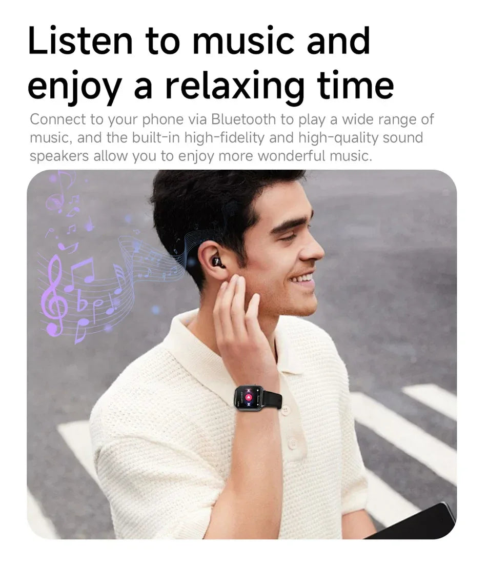 700mAh Lady fashion Smart Watch Men Women Heart Rate Blood Pressure Fitness Tracker Bluetooth Call Smartwatch Man For Android - Wear444