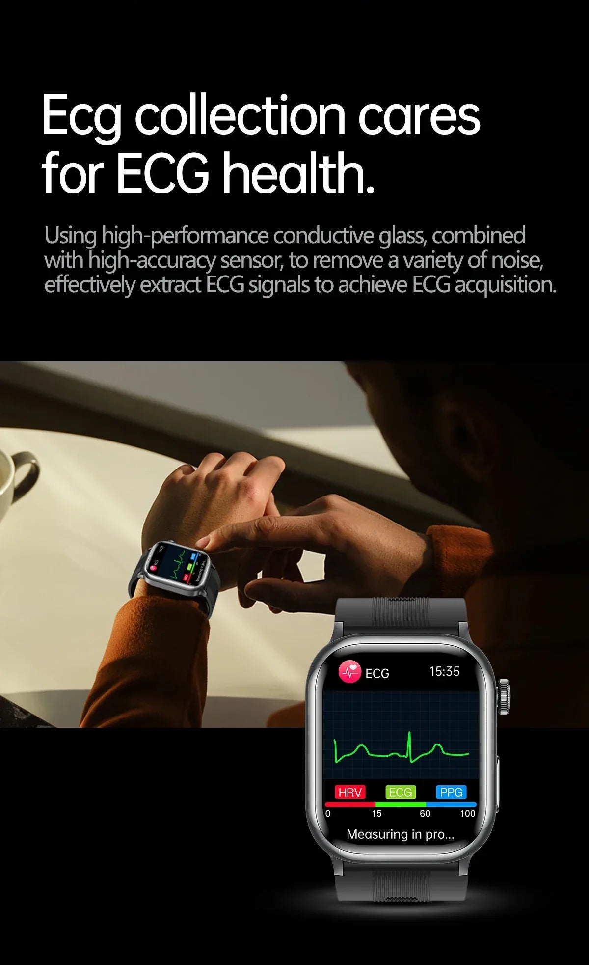 2025 New Ultra Air Bag SmartWatch Men Blood Fat ECG+PPG Blood Pressure Broadcast NFC HD BT Call Health Bracelet Woman - Wear444