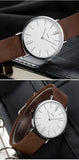 Top Brand Luxury Quartz Watches for Men Fashion Simple Leather Belt Mens Watch Casual Business Male Clock Gift Relogio Masculino