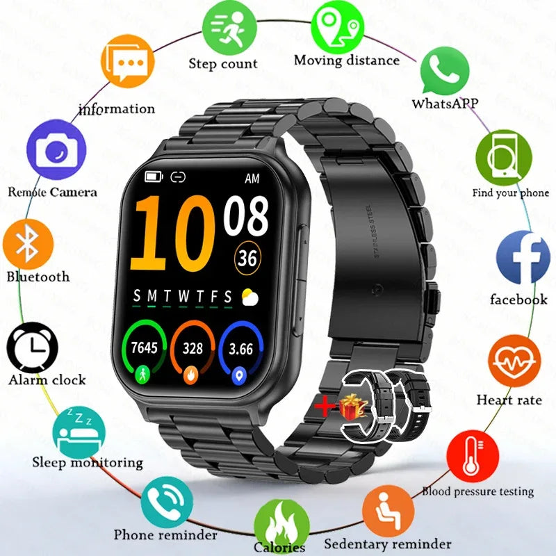700mAh Lady fashion Smart Watch Men Women Heart Rate Blood Pressure Fitness Tracker Bluetooth Call Smartwatch Man For Android - Wear444